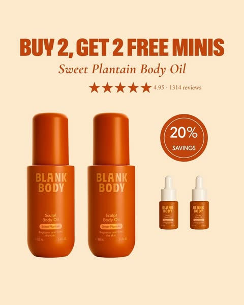 Blank Body Beauty ad creative (Static)