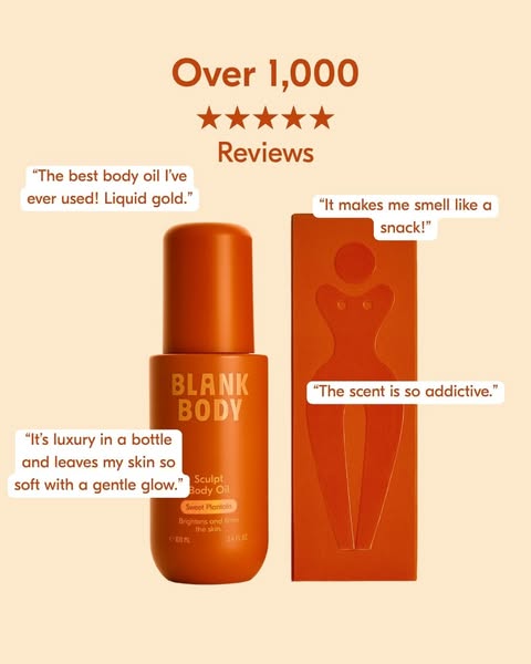 Blank Body Beauty ad creative (Static)