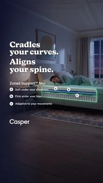 Casper Sleep ad creative (Static)