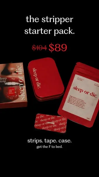sleep or die ad creative (Static)