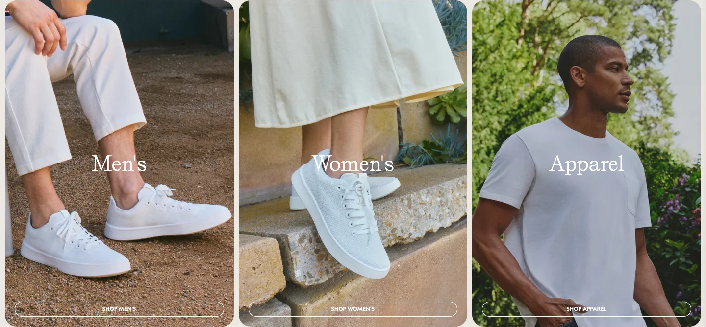Featured collection from Allbirds