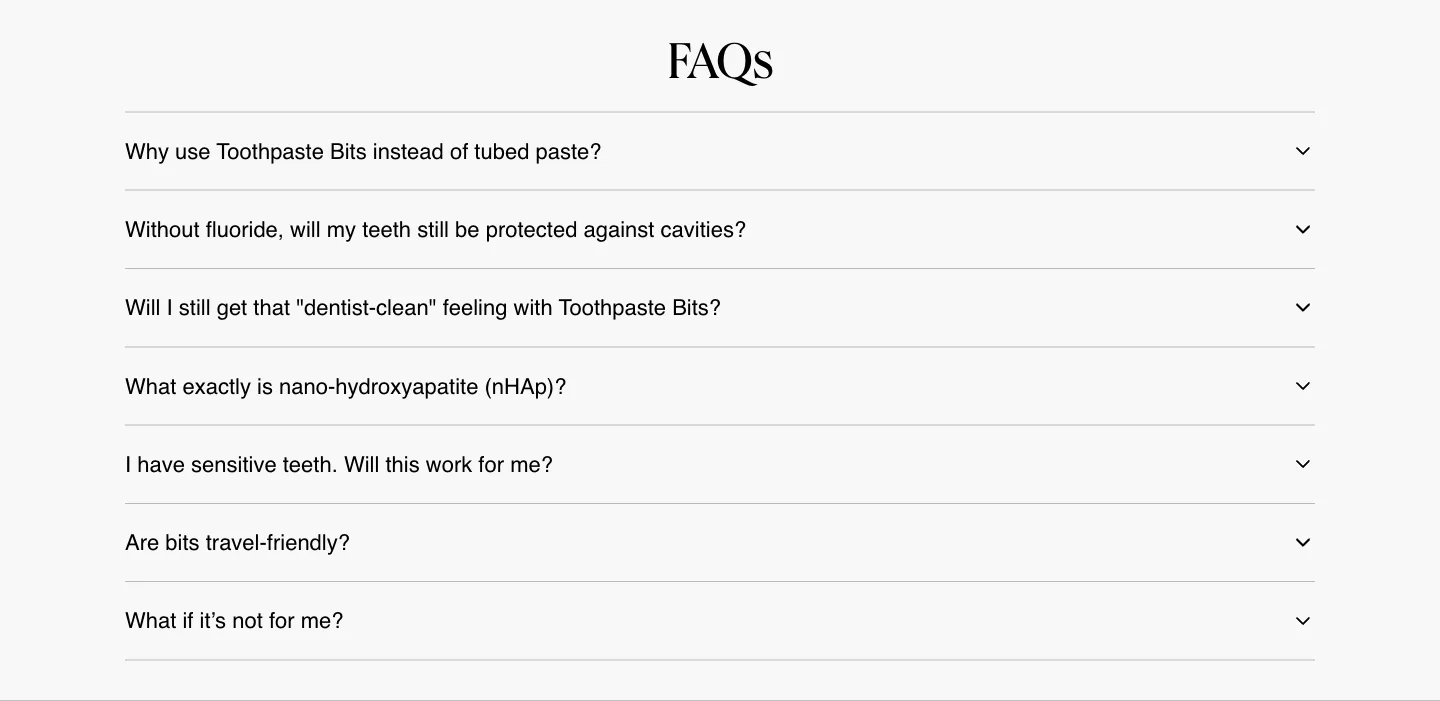 FAQs from Bite