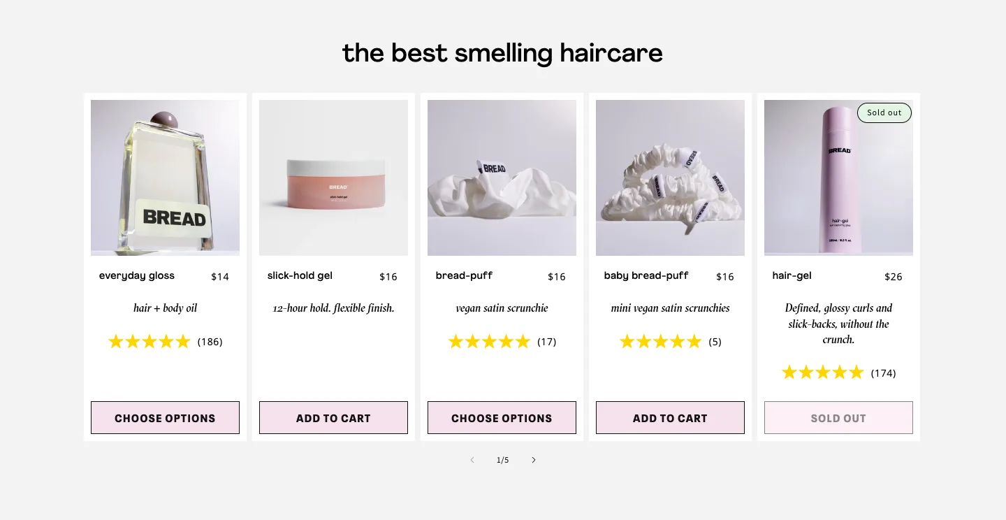 Featured products from BREAD BEAUTY SUPPLY