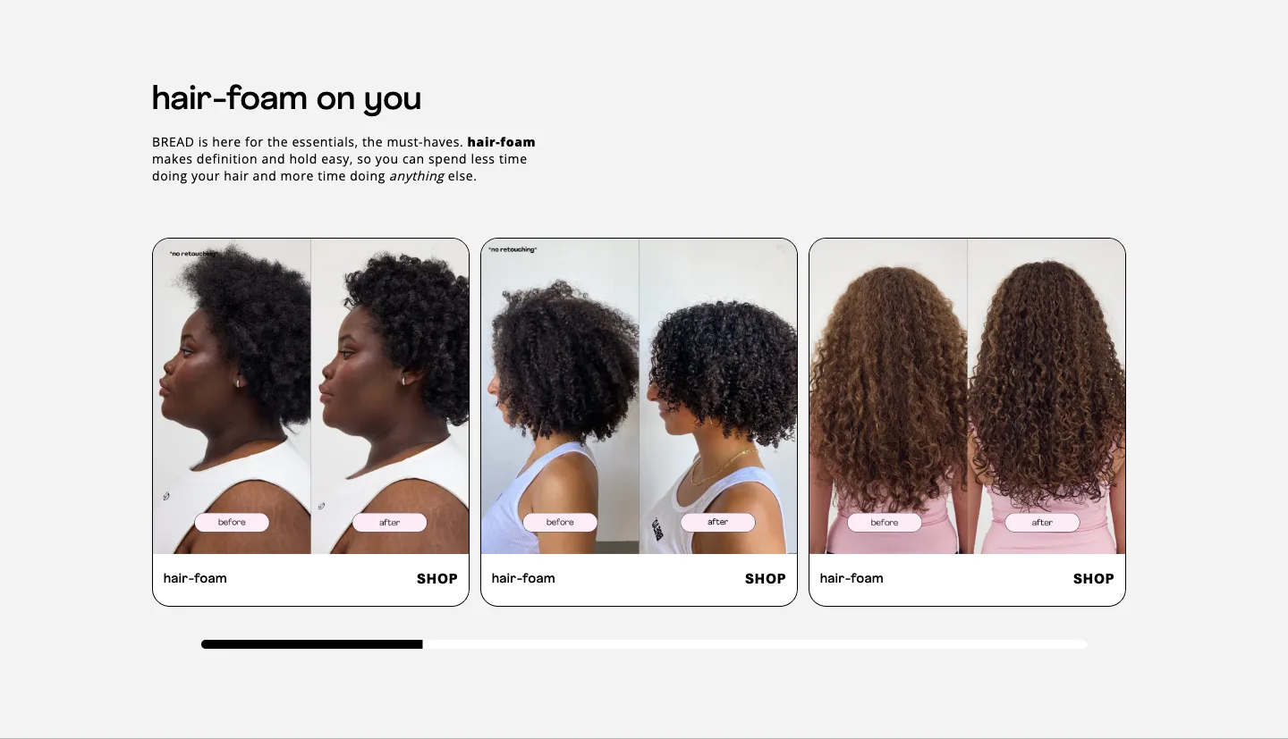 hair-foam on you from BREAD BEAUTY SUPPLY