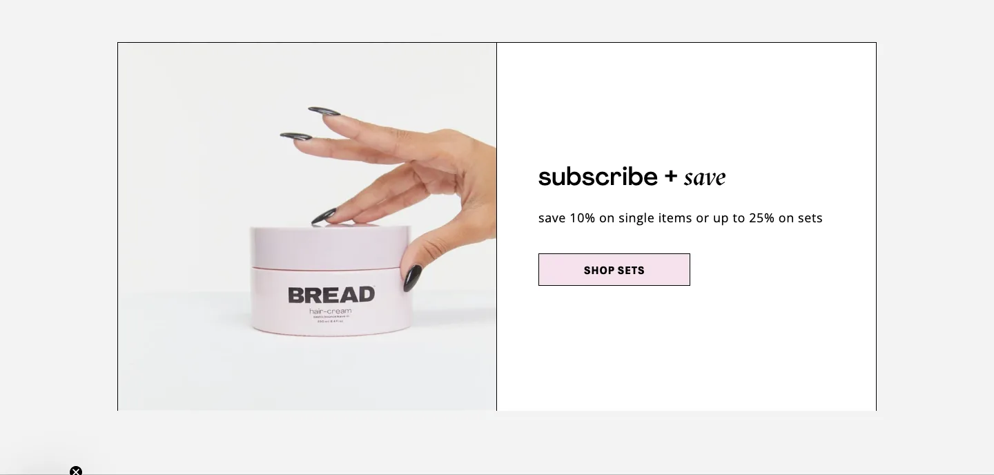 CTA banner from BREAD BEAUTY SUPPLY