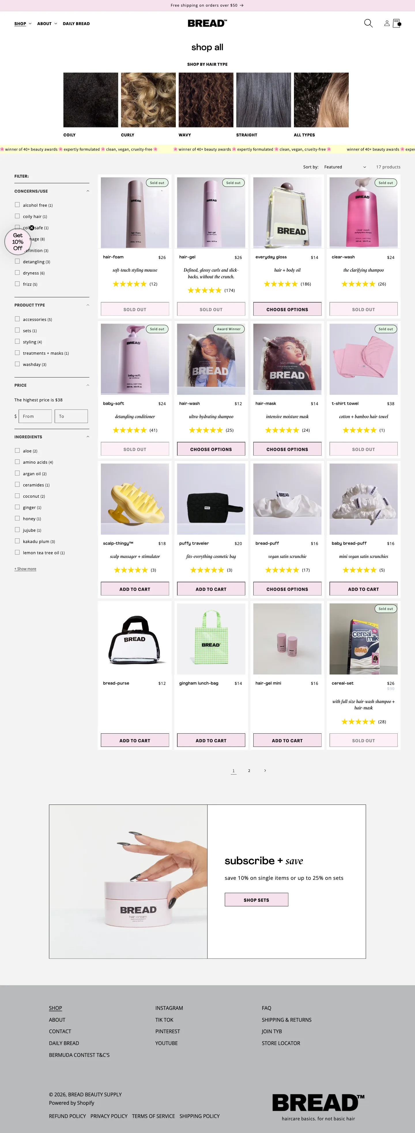 BREAD BEAUTY SUPPLY, plp (desktop)