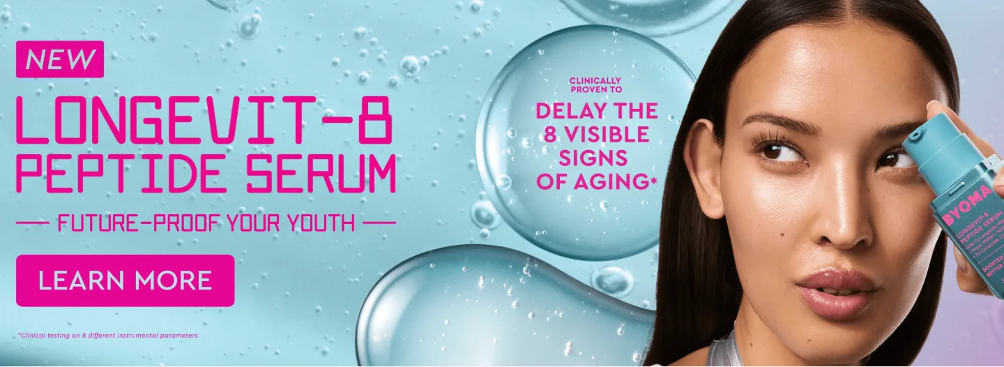 Longevit-8 peptide serum from BYOMA