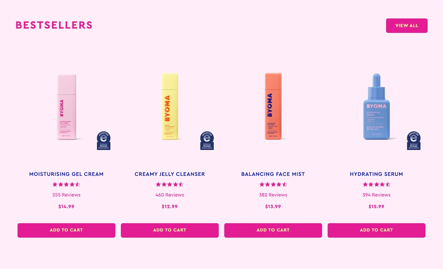 Bestsellers from BYOMA