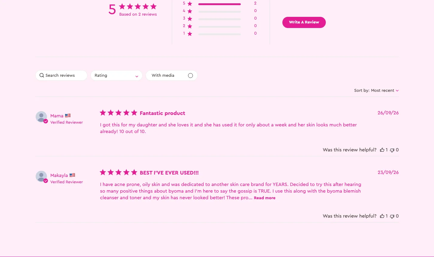 Reviews from BYOMA