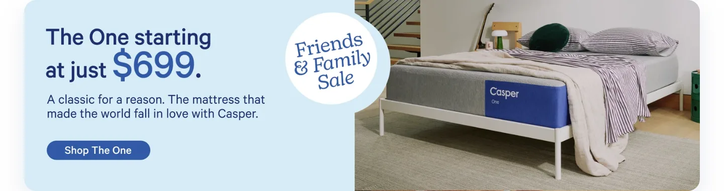 CTA banner from Casper Sleep