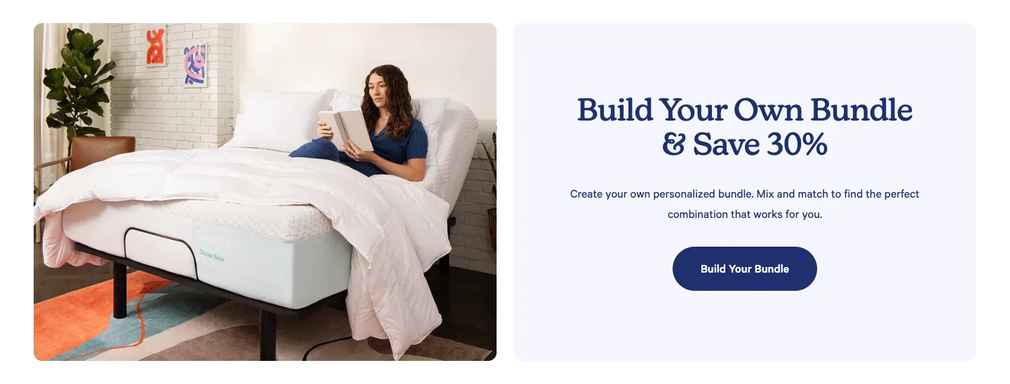 Bundle builder from Casper Sleep