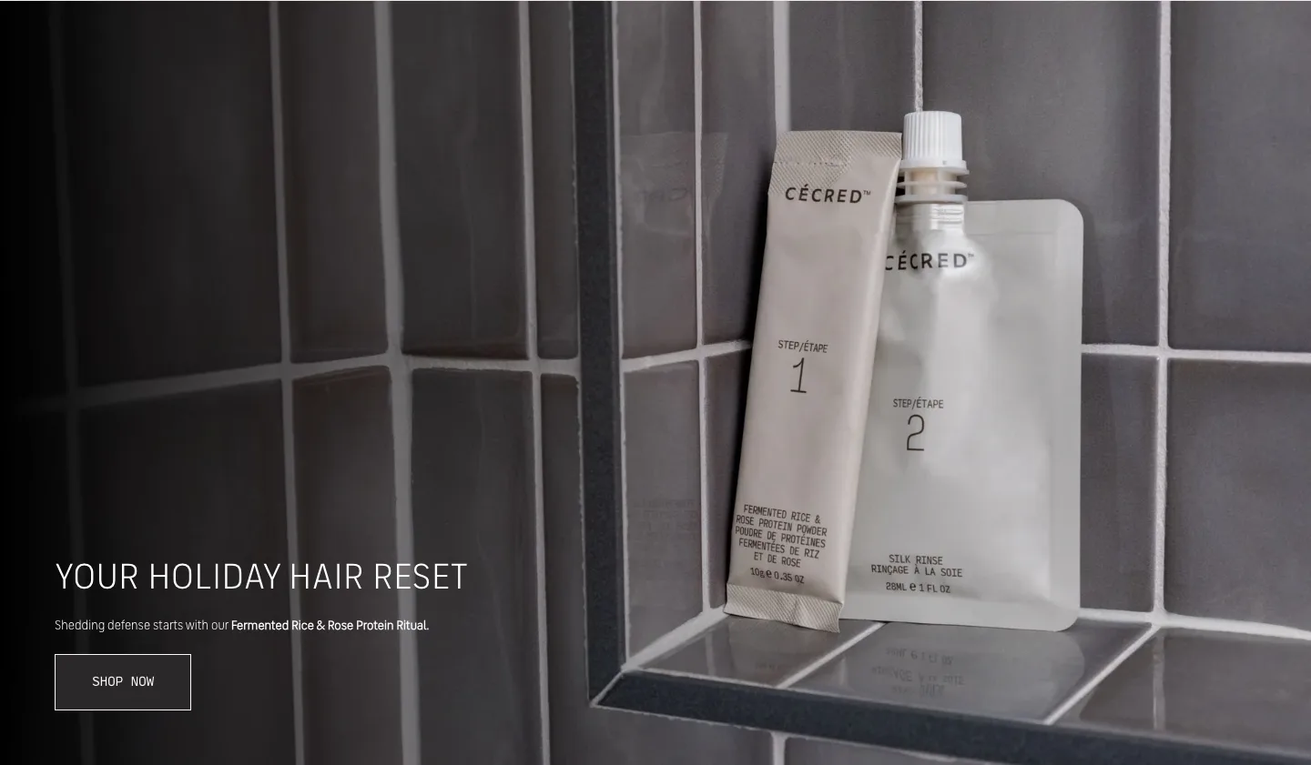 Your holiday hair reset from Cécred