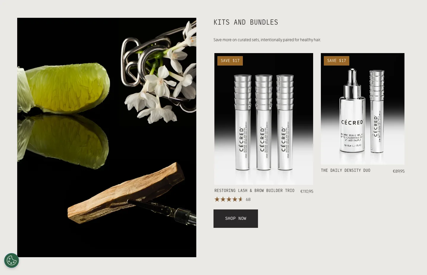 Kits and Bundles from Cécred
