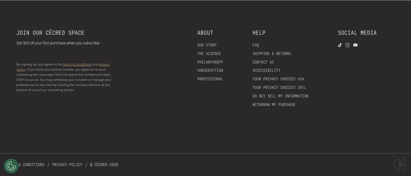 JOIN OUR CÉCRED SPACE from Cécred