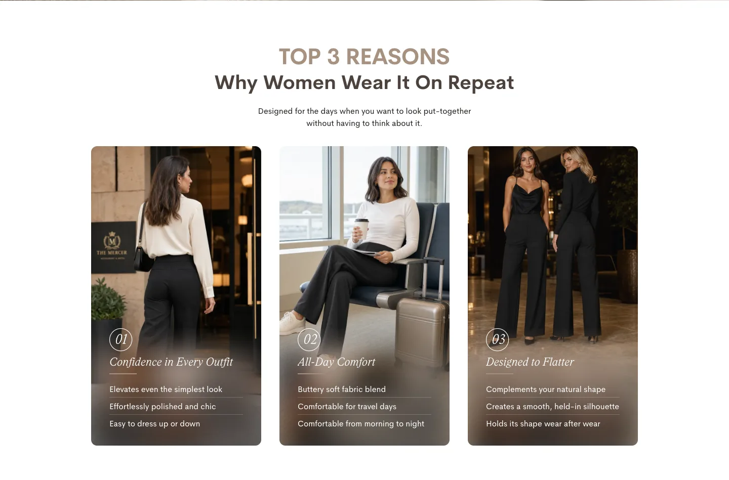 TOP 3 REASONS from CURVD.