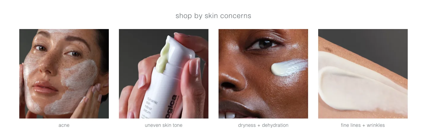 shop by skin concerns from Dermalogica