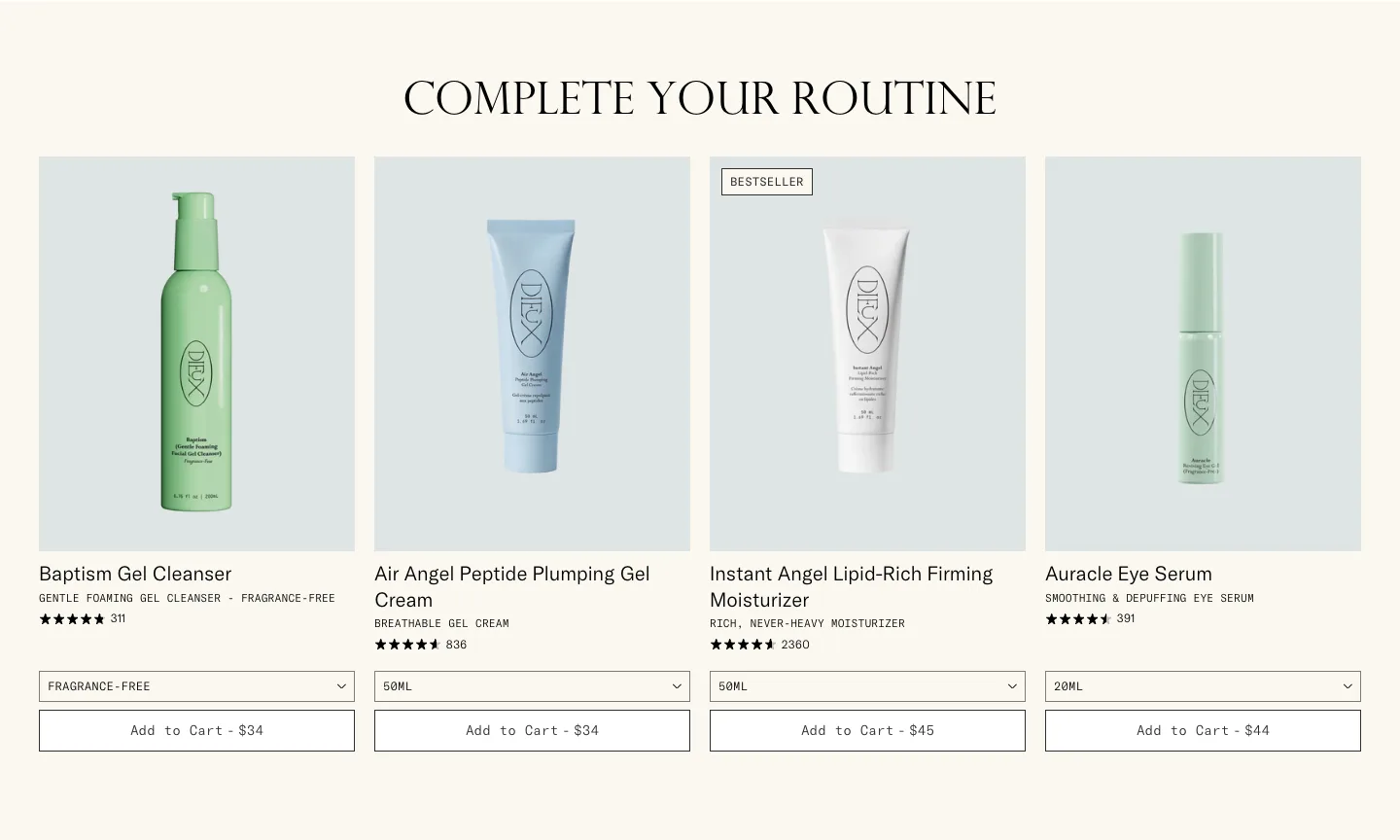 Complete Your Routine from Dieux