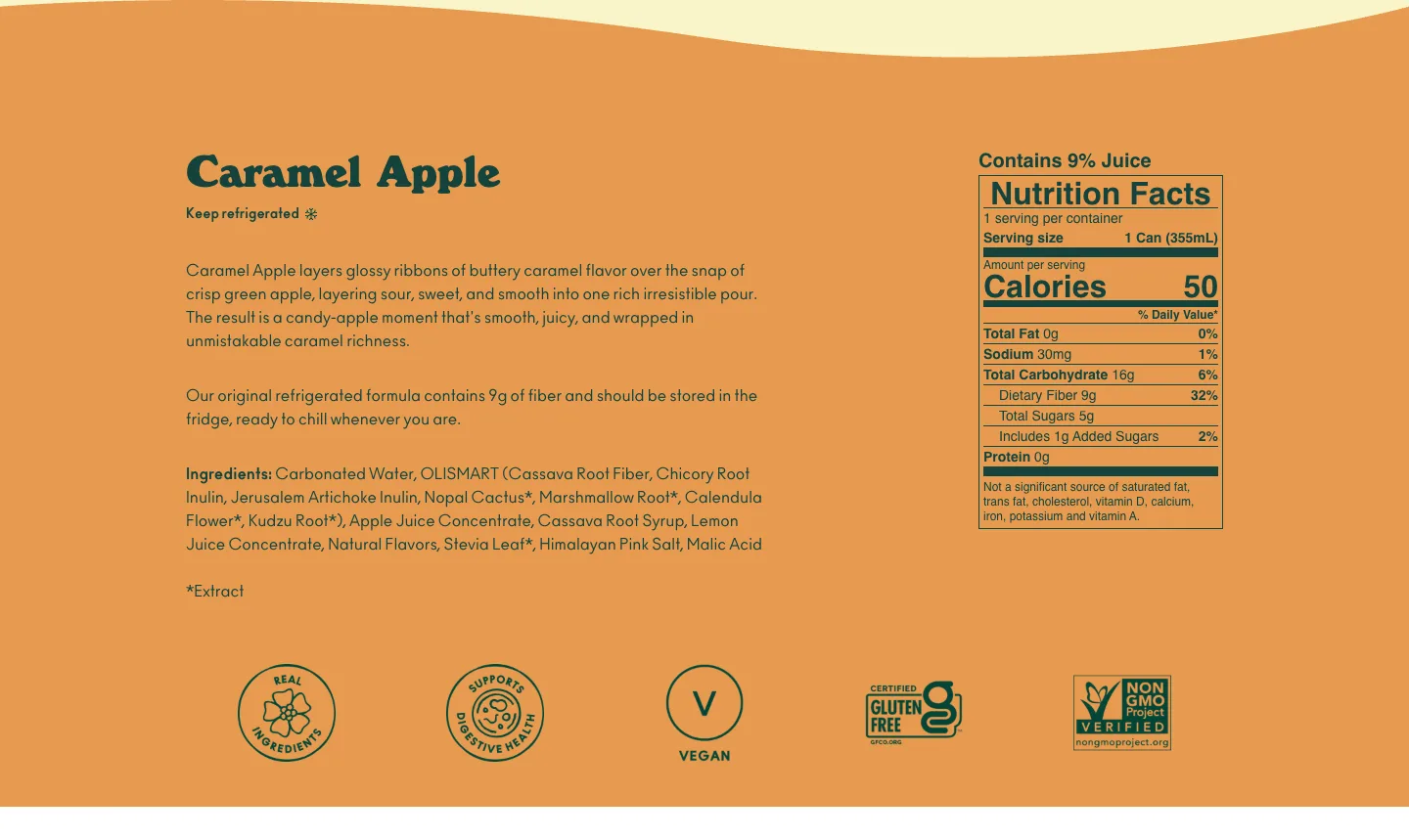 Ingredients from OLIPOP