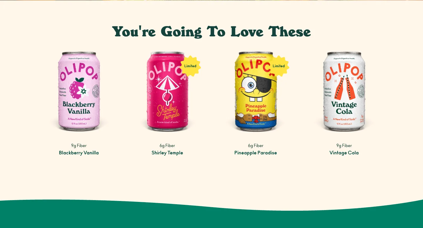 You're Going to Love These from OLIPOP