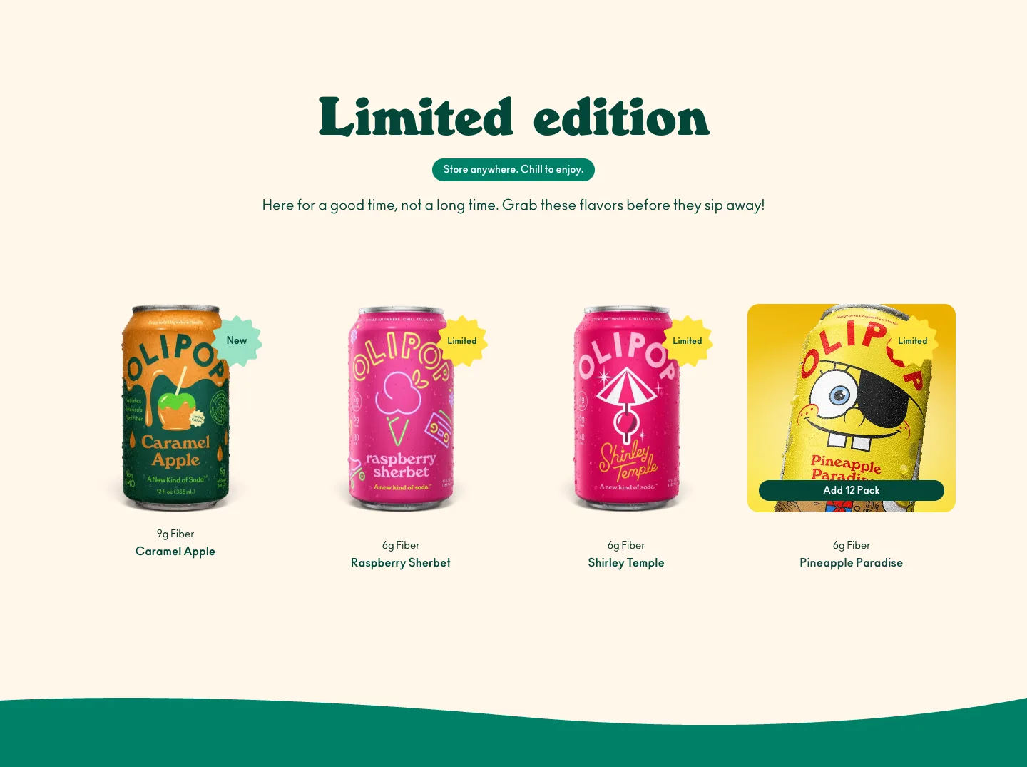 Limited edition from OLIPOP