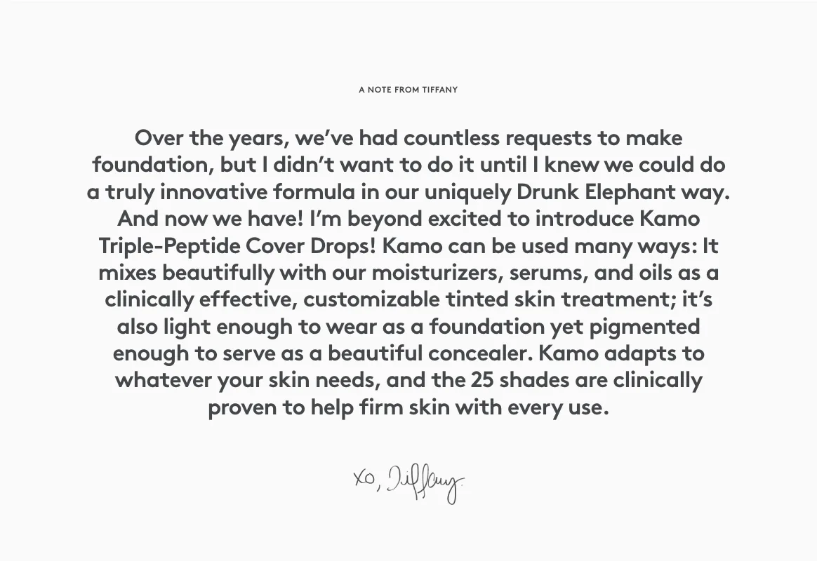 Brand story from Drunk Elephant