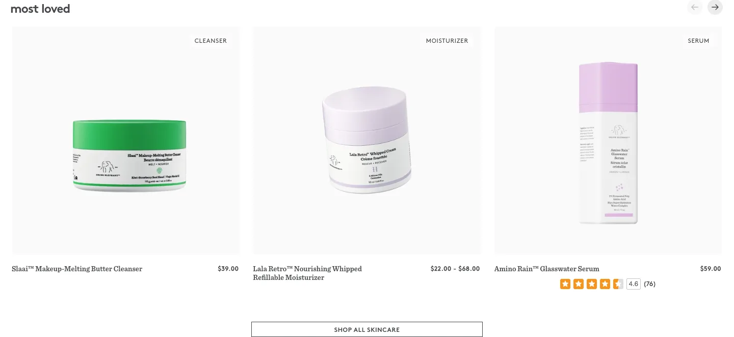 Unclassified section from Drunk Elephant