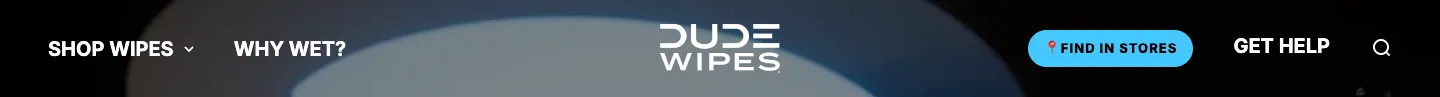 Header / navigation from DUDE Wipes