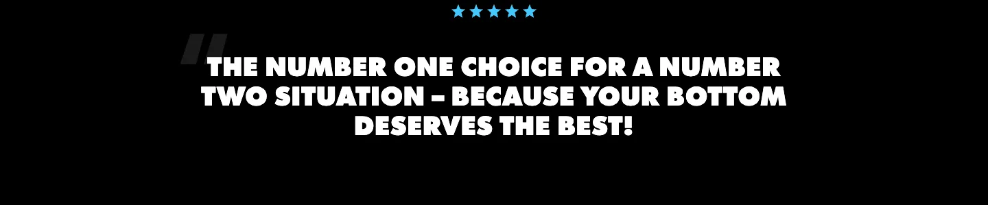 Pull quote from DUDE Wipes