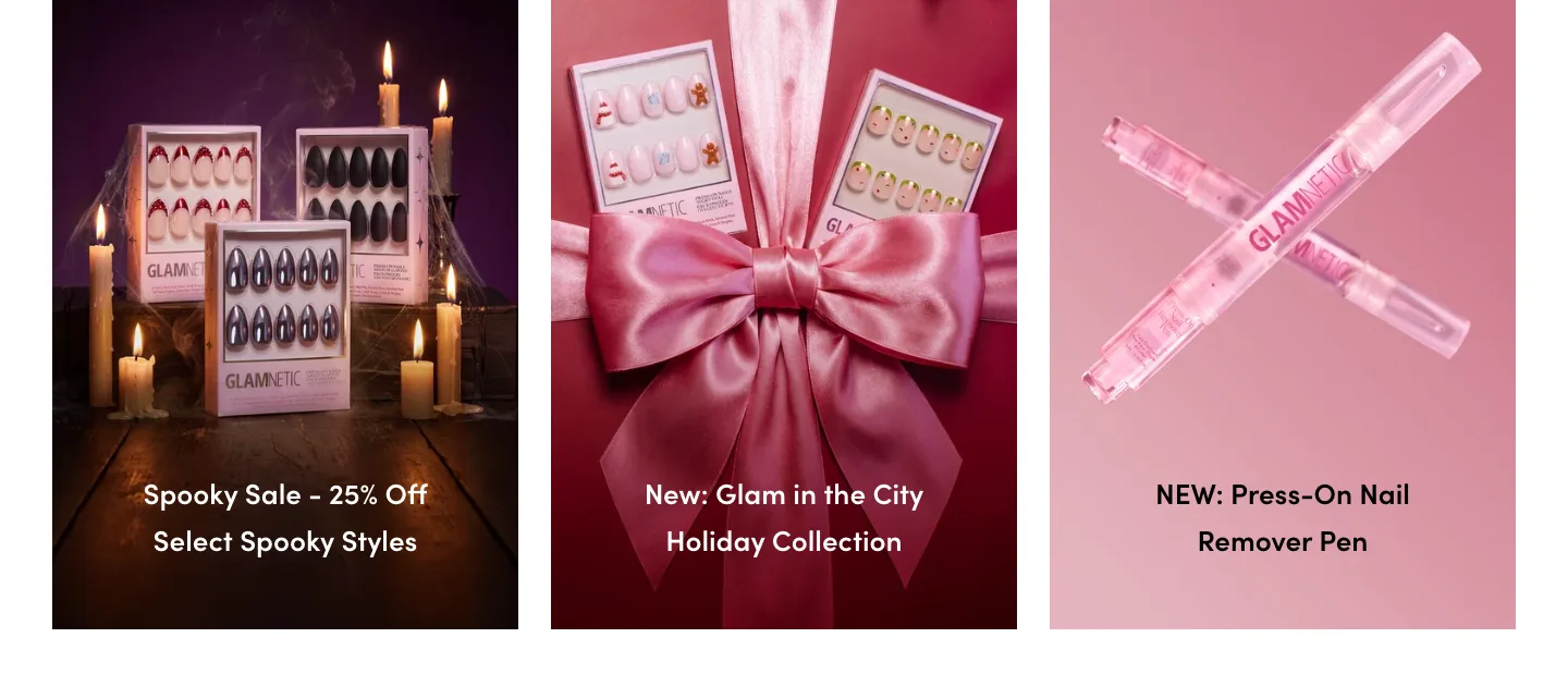 Spooky sale, holiday and new launches from Glamnetic