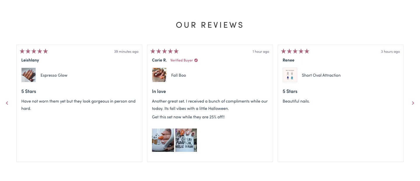 Our reviews from Glamnetic