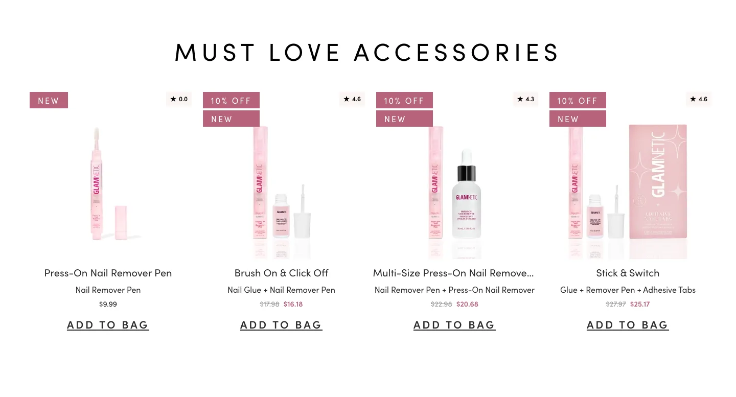Must love accessories from Glamnetic