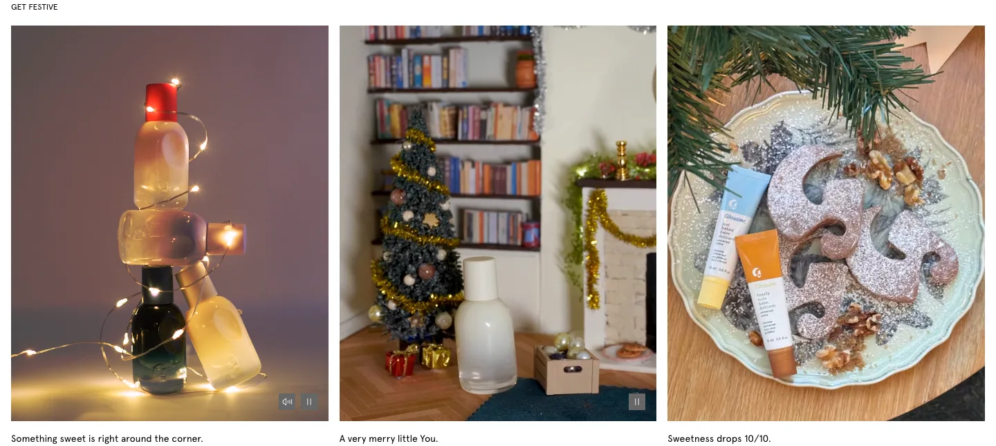GET FESTIVE from Glossier