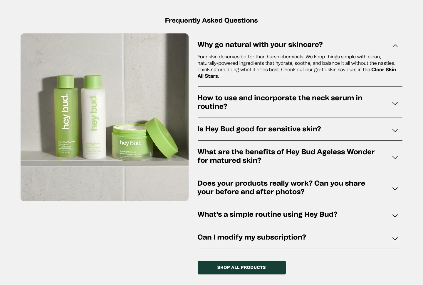 Frequently Asked Questions from Hey Bud Skincare