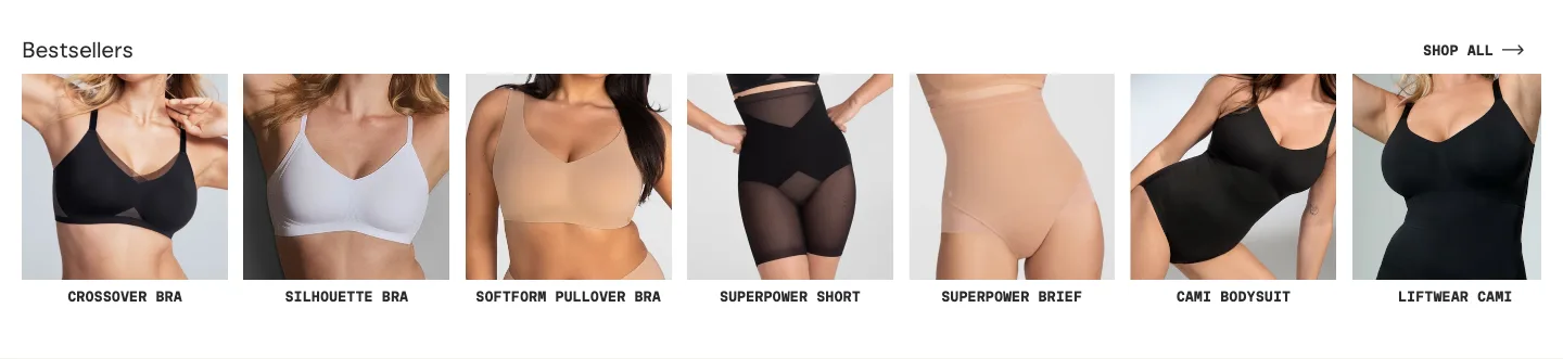 Featured collection from Honeylove