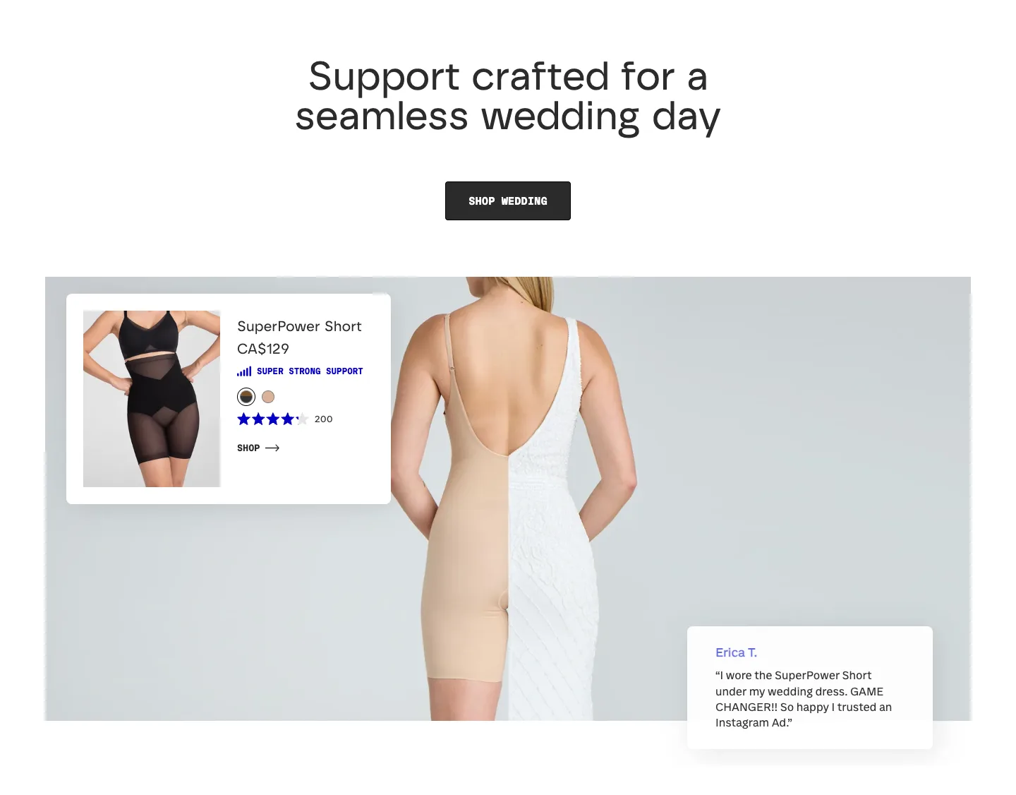 Featured products from Honeylove
