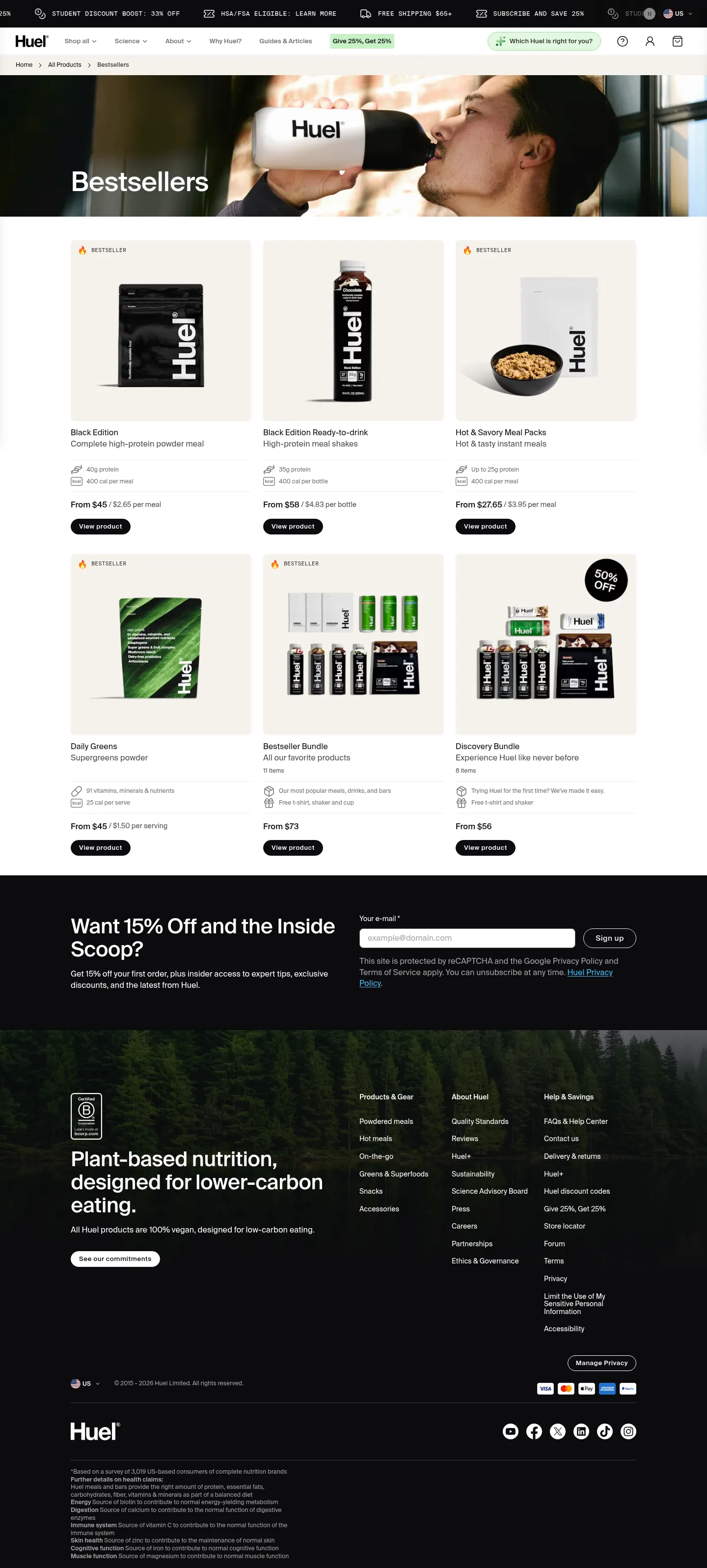 Huel, plp (desktop)