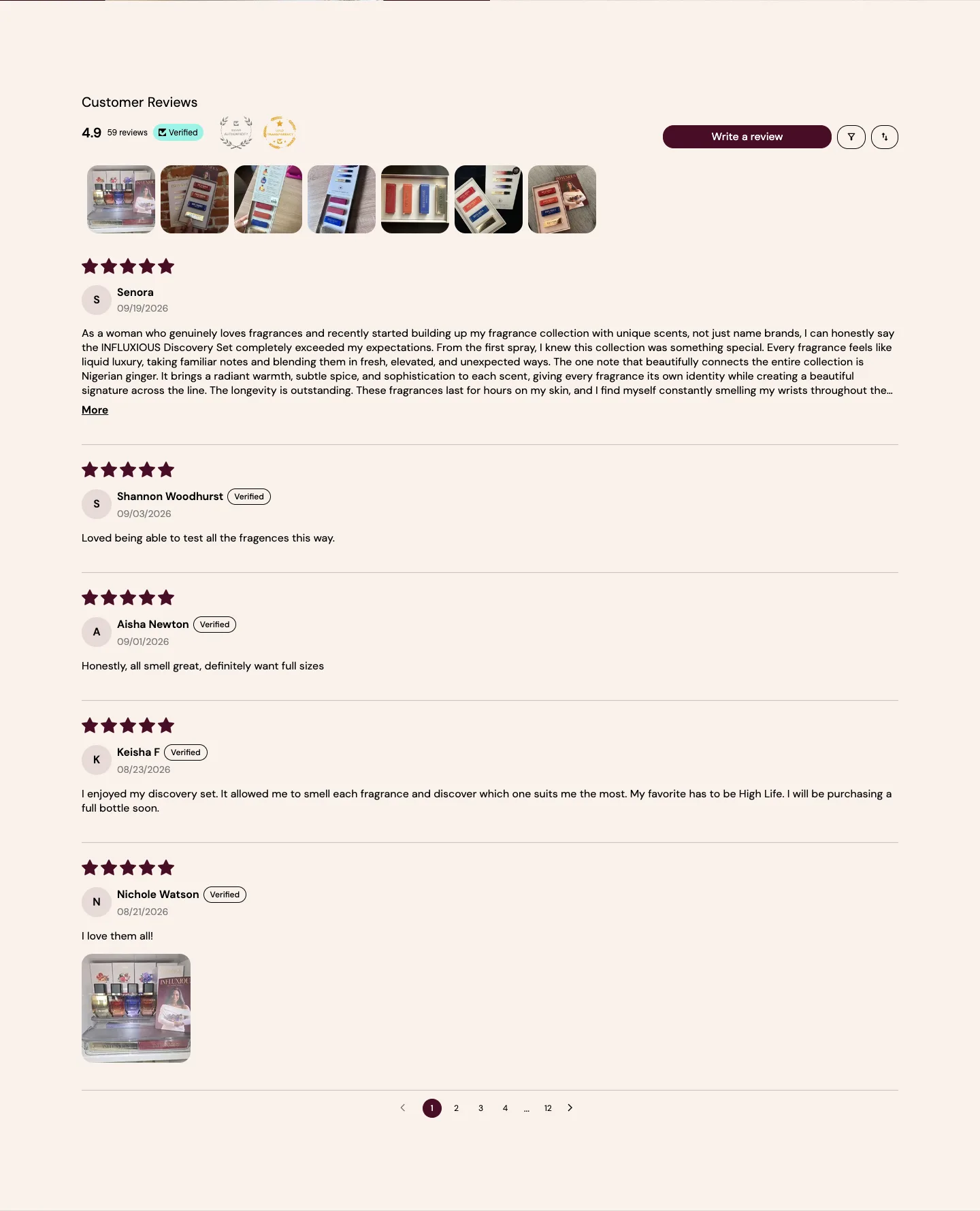 Reviews from Influxious Inc
