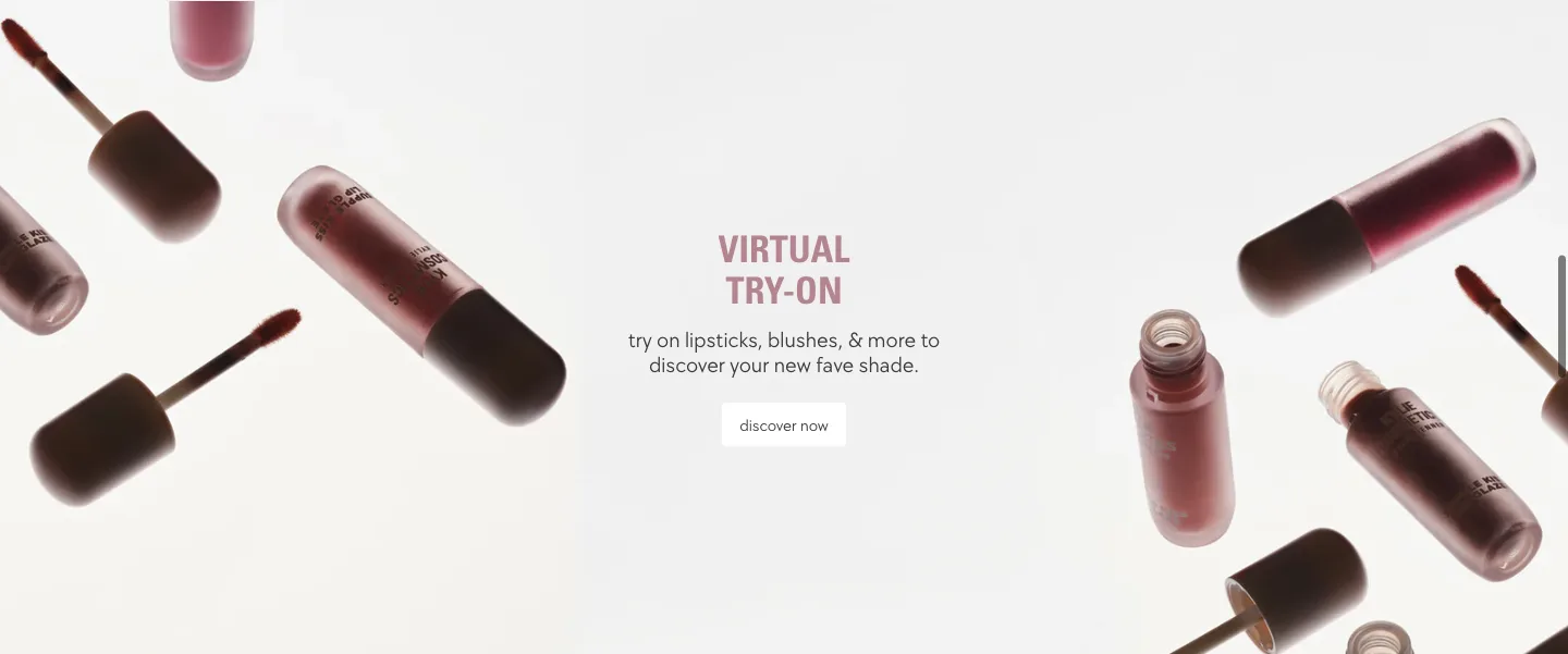 Virtual try-on from Kylie Cosmetics