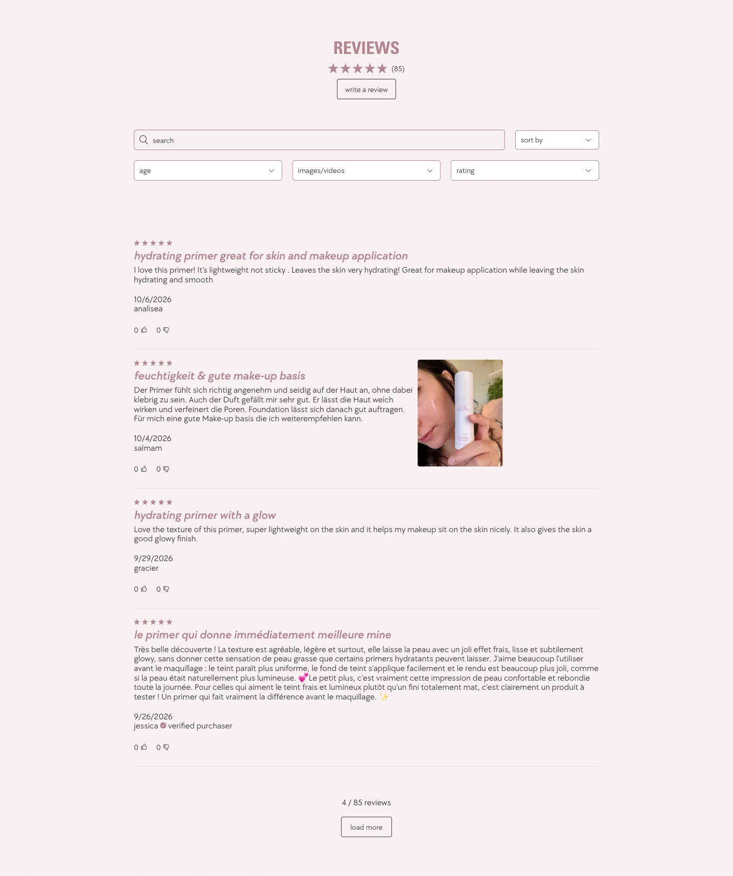 Reviews from Kylie Cosmetics