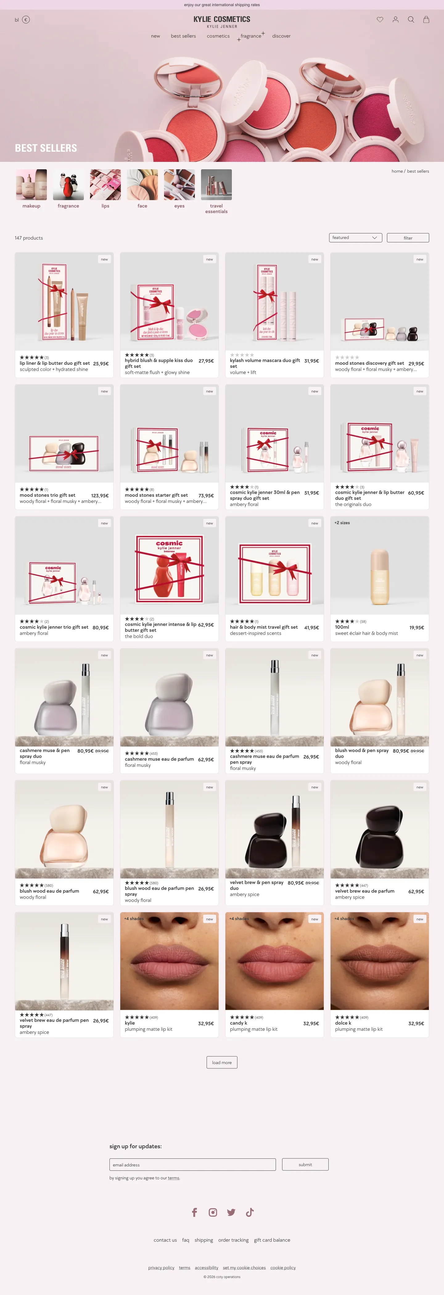 Kylie Cosmetics, plp (desktop)