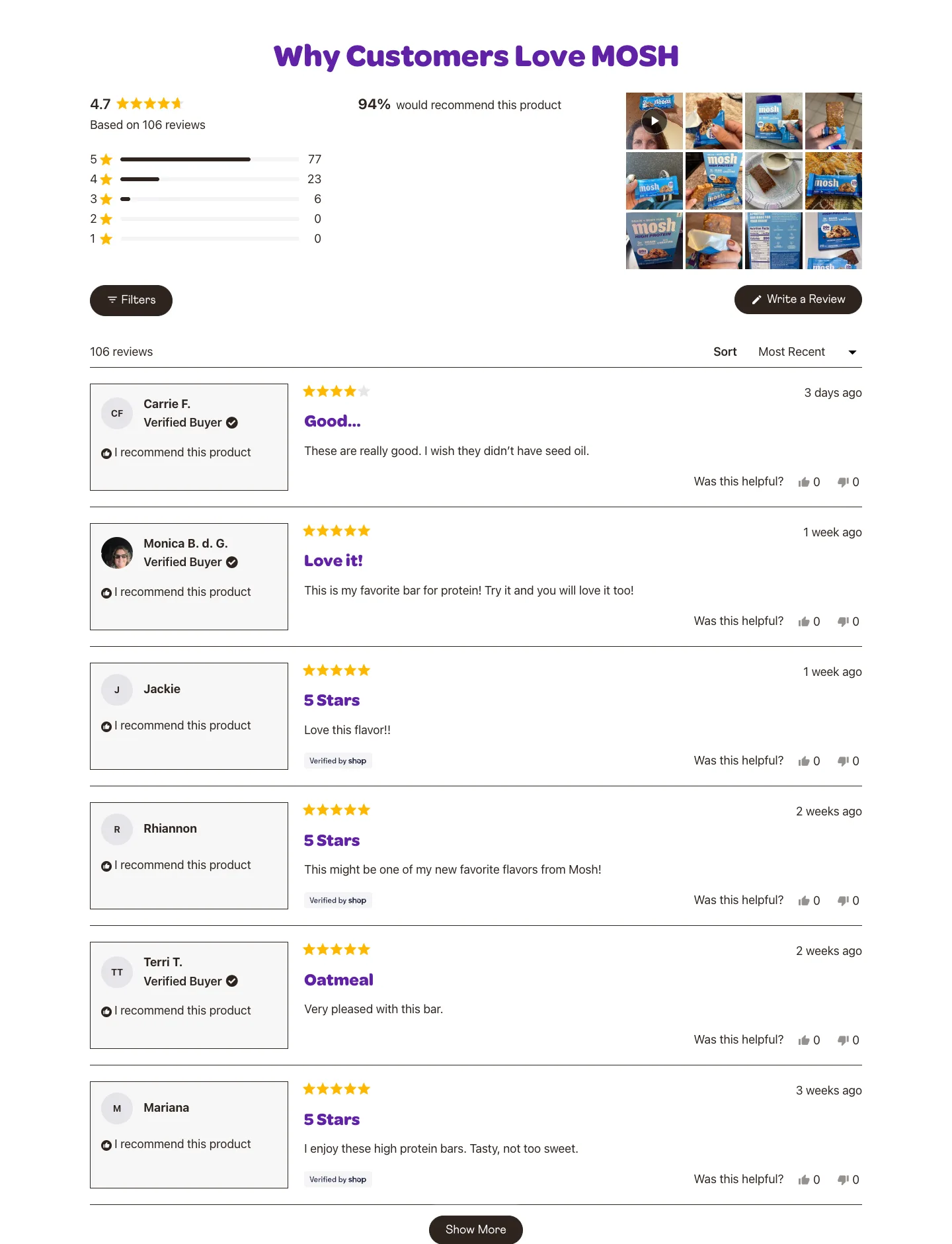 Why Customers Love MOSH from MOSH