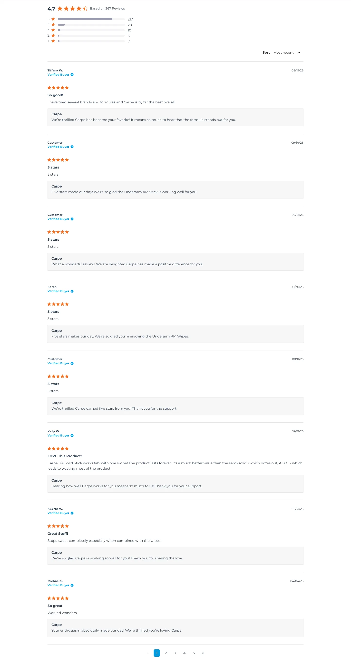 Reviews from Carpe