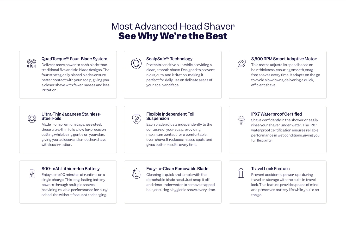 Most Advanced Head Shaver from Freebird