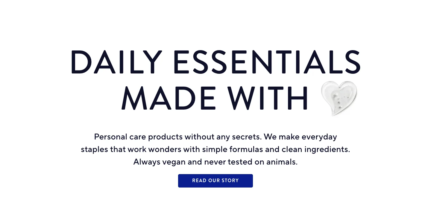 DAILY ESSENTIALS MADE WITH from Native