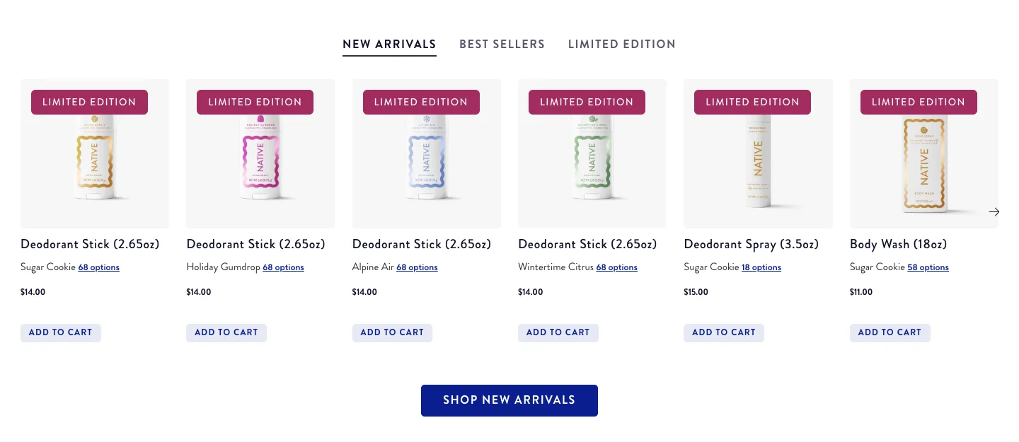 Deodorant Stick (2.65oz) from Native