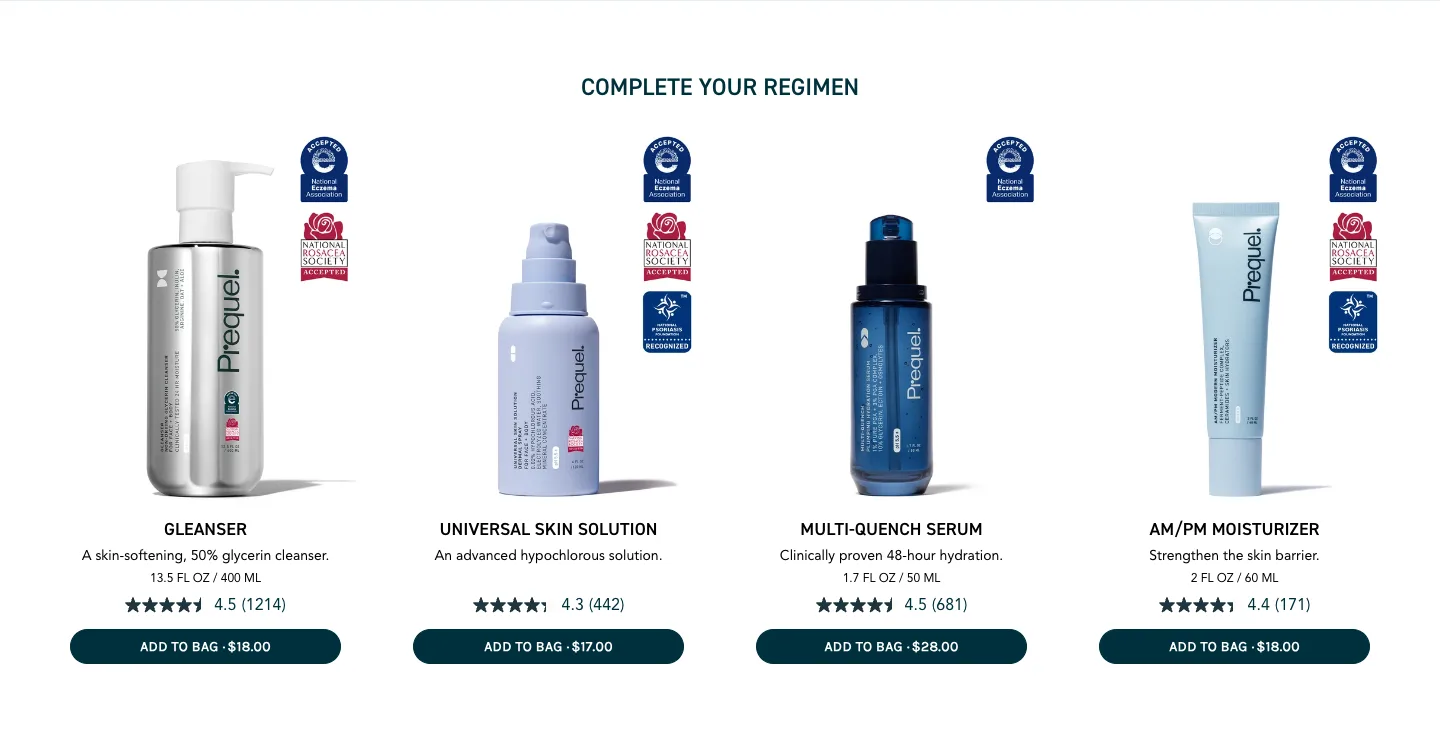 Complete your regimen from Prequel