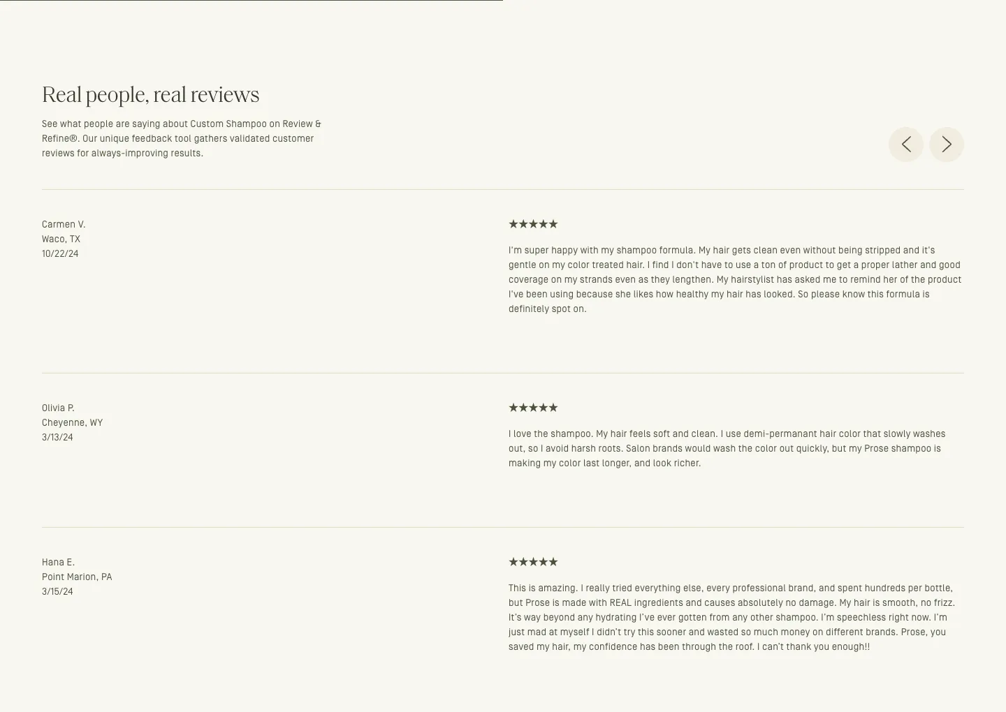 Reviews from Prose