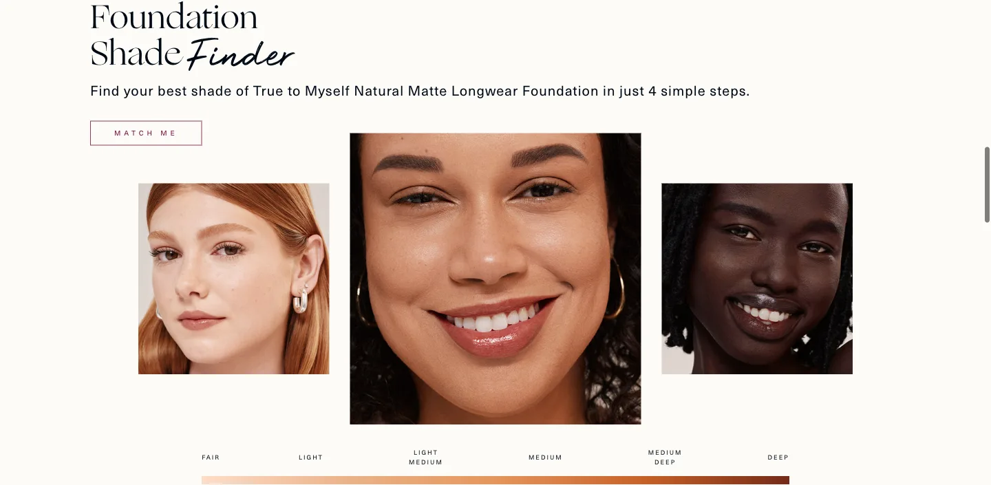 Foundation Shade Finder from Rare Beauty
