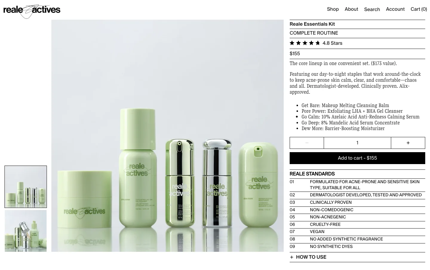Reale Essentials Kit buy box from Reale Actives