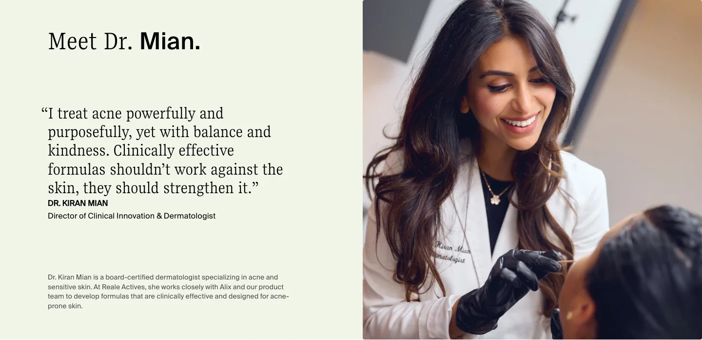 Meet Dr. Mian from Reale Actives